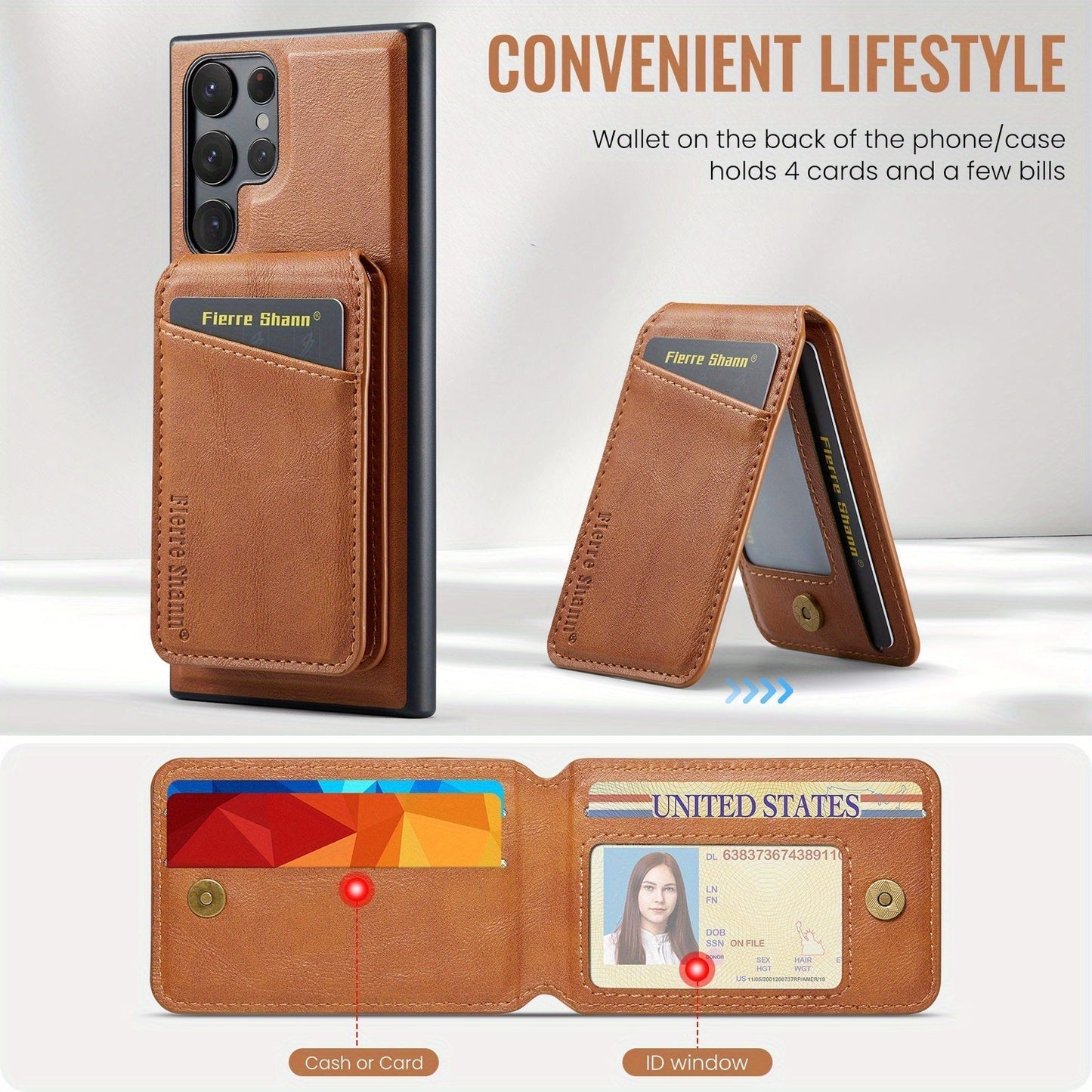 MagSnap Duo Case – 2-in-1 Magnetic Card Holder Phone Case