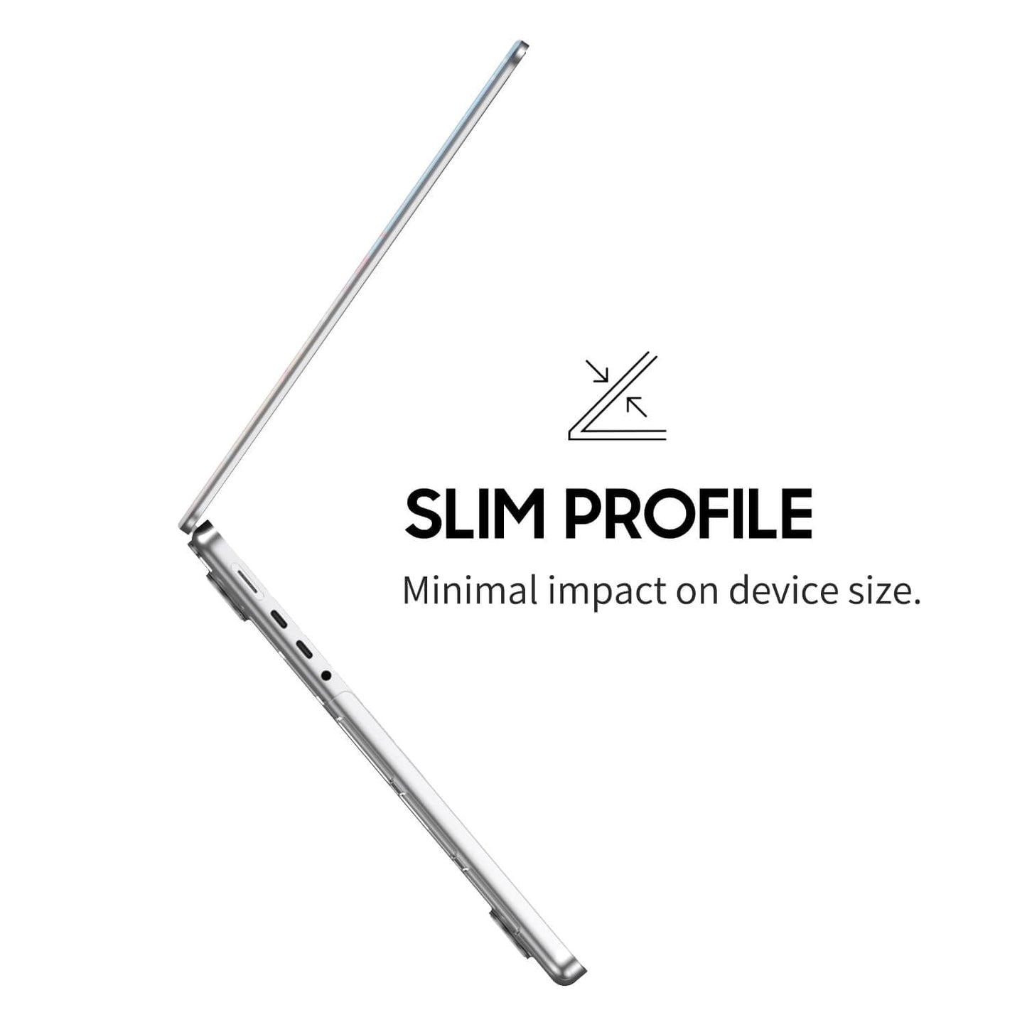White Black | Macbook Anti-Fall Protective Case