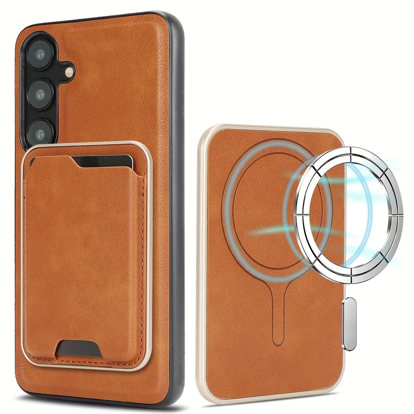 ExecLayer Pro – 2-in-1 Business Leather Wallet Case for Galaxy S Ultra & Plus Series