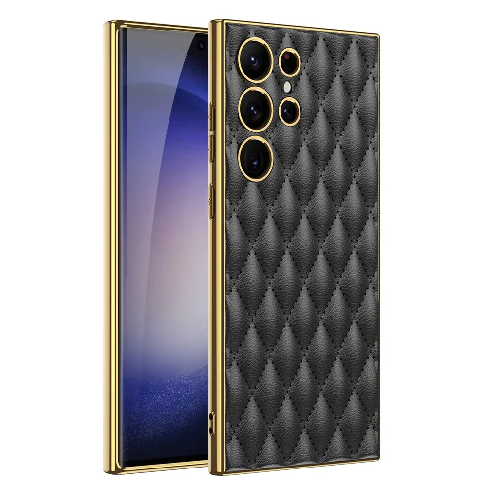 Samsung Galaxy S24 Luxury Leather Case - Odin case