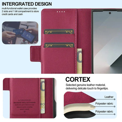 Leather Wallet Kickstand Case for Galaxy Z Fold Series