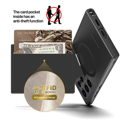MagFold Pro Leather Case For Galaxy S25 & S24 Series