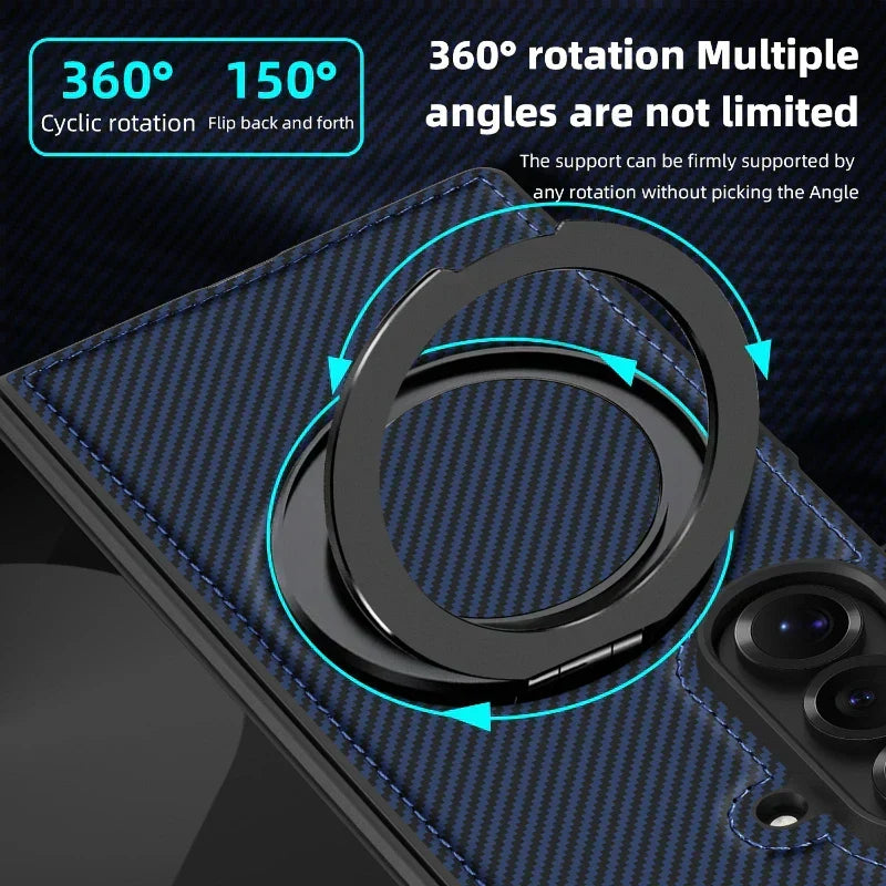 FoldArmor Carbon – MagSafe Ring Case for Galaxy Z Fold Series