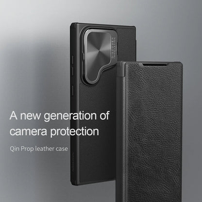 Leather S24 Ultra Case with Card Slot & Camera Protection - Odin case