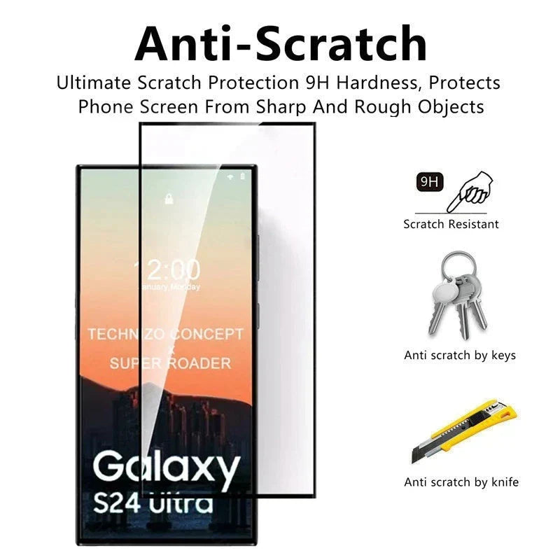 4in1 Screen Protector and Camera Lens Film For Galaxy S24 Series - Odin case
