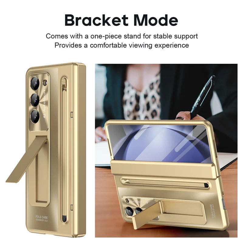 Hard Matte Case with S Pen Holder for Z Fold Series