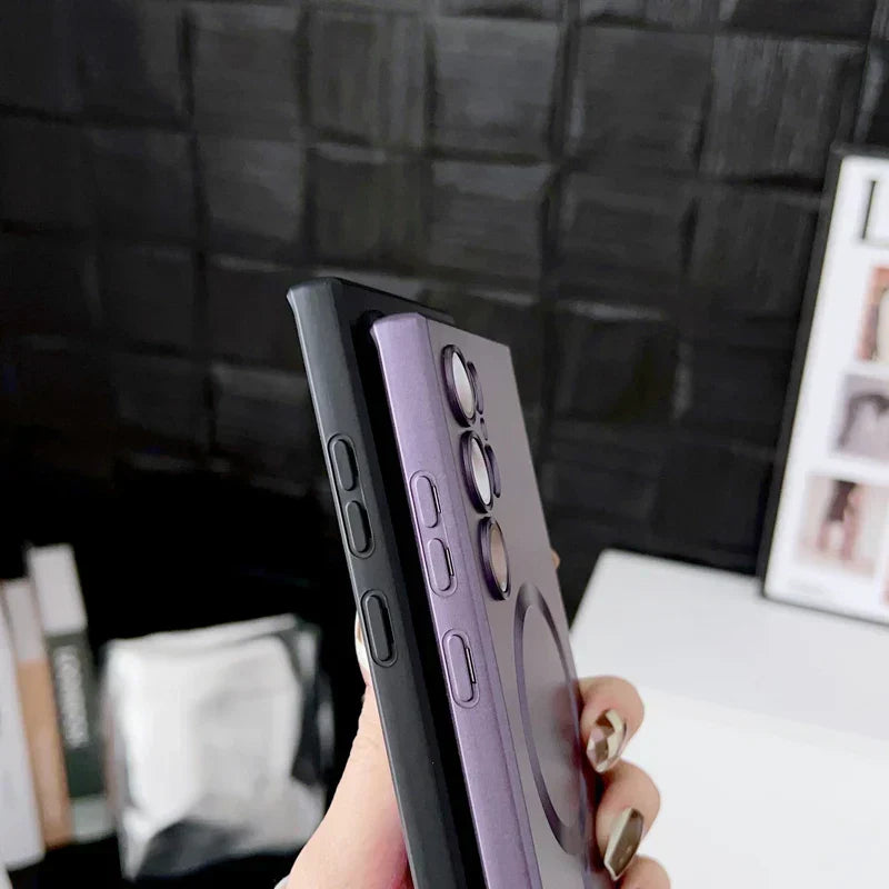 Luxury Wireless Charging Case for Samsung Galaxy S24