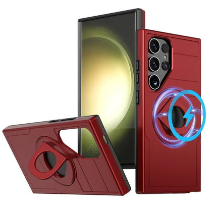 Shockproof Magnetic S24 Ultra Case with Kickstand - Odin case