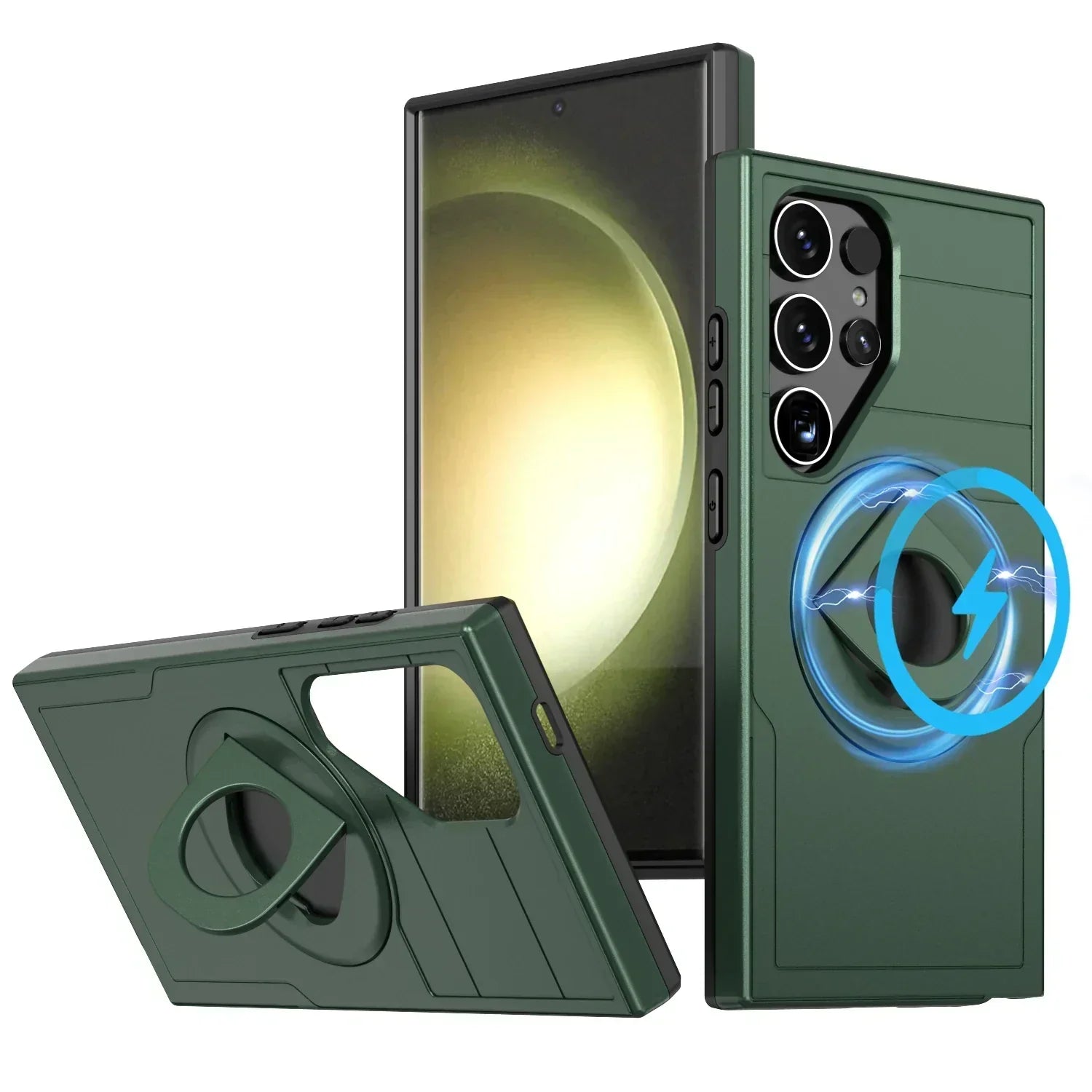 Shockproof Magnetic S24 Ultra Case with Kickstand - Odin case