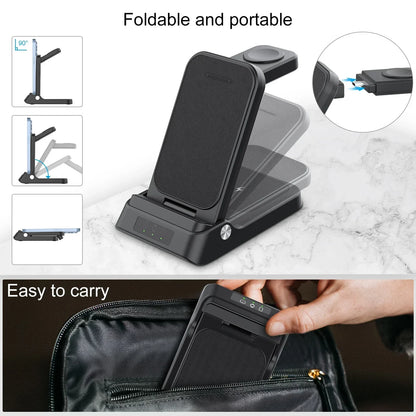 3 in 1 Fast Wireless Charging Station For Samsung Devices