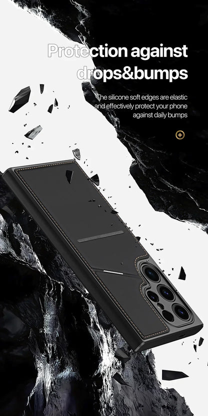 Magnetic 3-in-1 Wallet Case for Samsung S24 Series