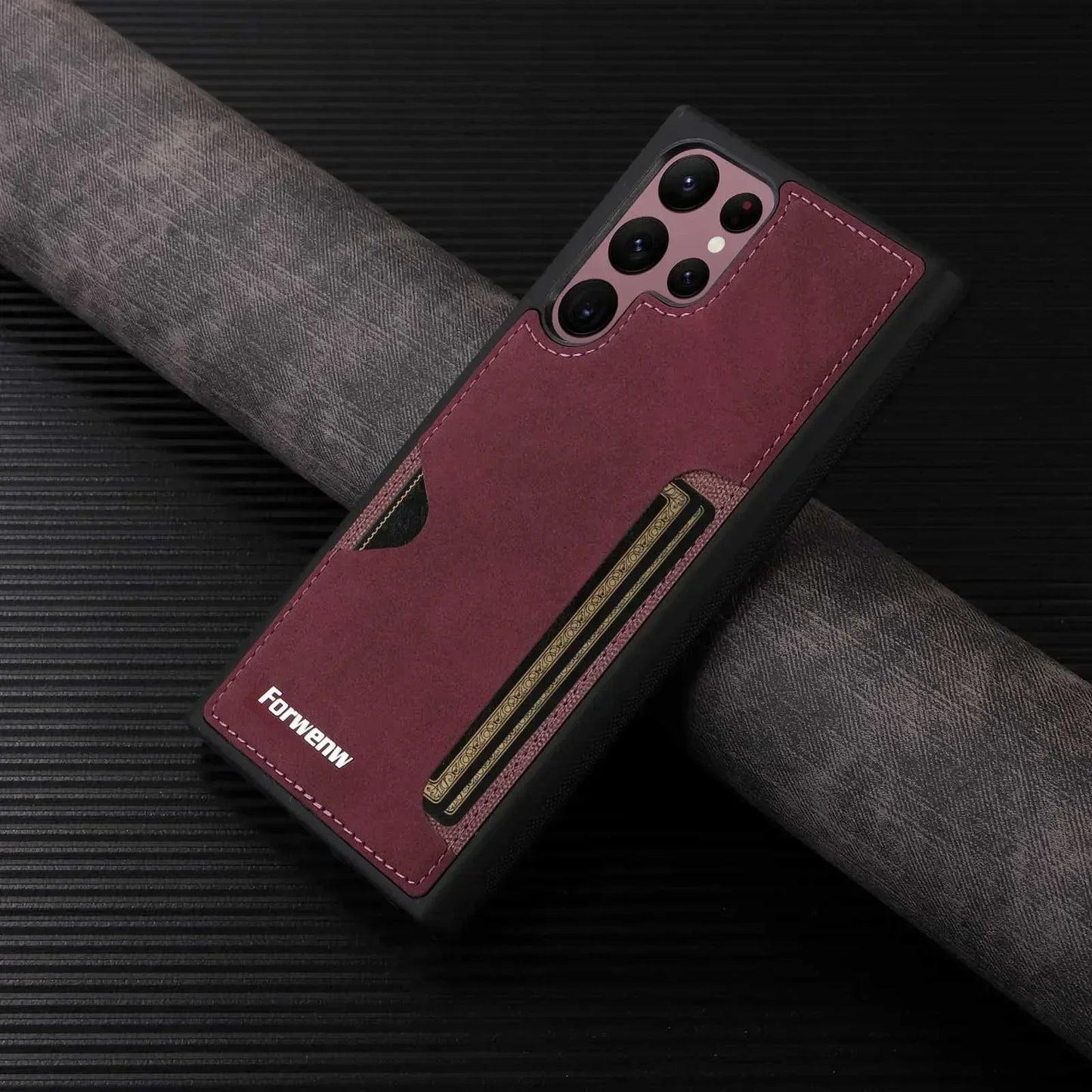RetroVault™ Card Slot Leather Case