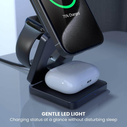 Portable 3-in-1 Wireless Charger